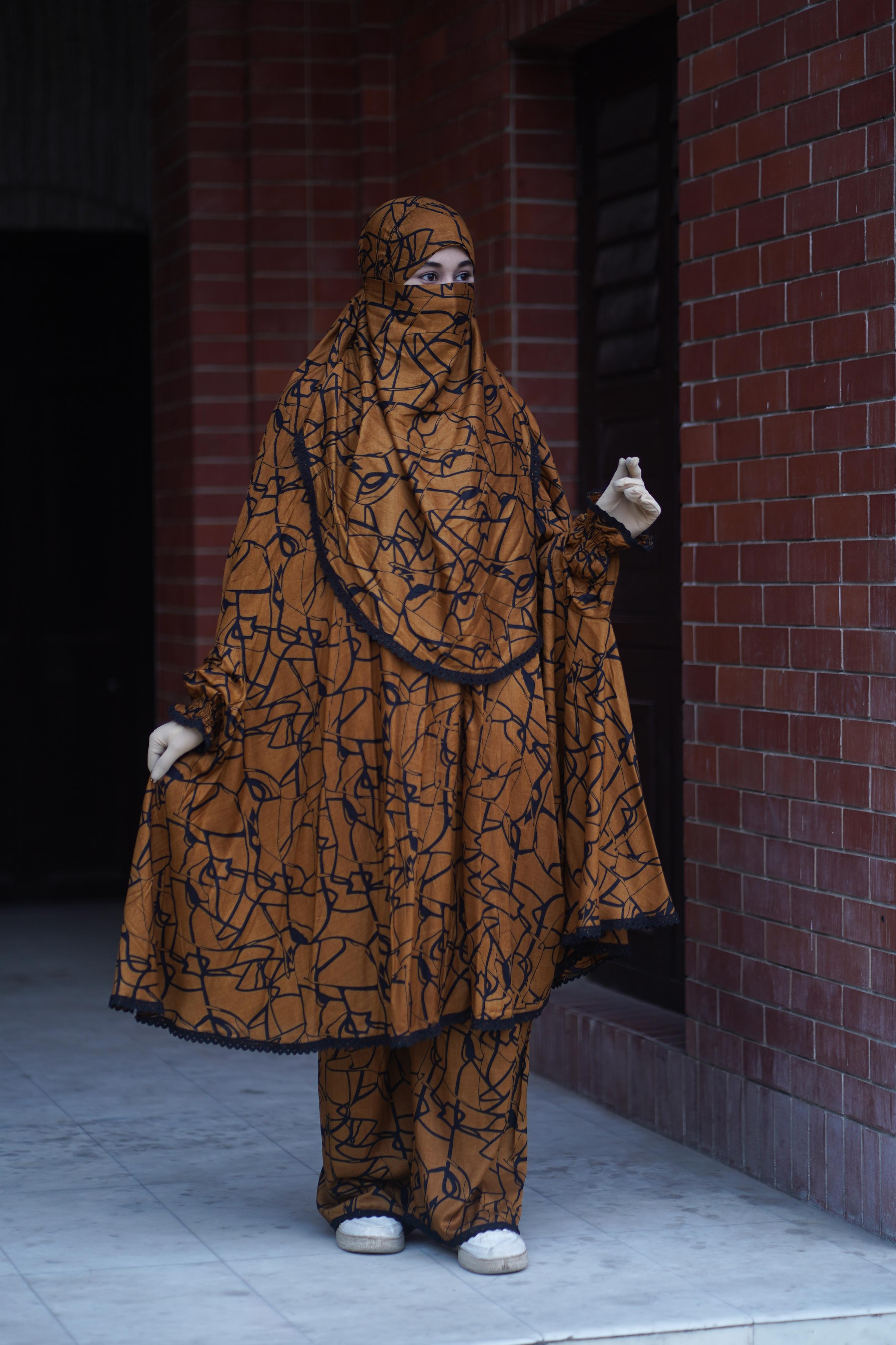 Special Khimar Collection l brown or orange