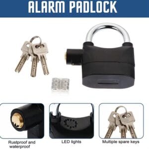 Anti-Theft Alarm Padlock