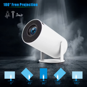 HY300 Android Projector – Smart Laser Cinema Projector with WiFi & Bluetooth