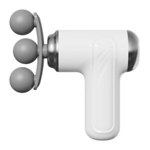 Mini Percussion Massage Gun – HeatedCold Therapy with 9 Massage Heads, 6-Speed Brushless Motor