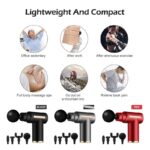 Portable Mini Fascia Massage Gun – Cordless Deep Muscle Massage & Vibration Therapy Device