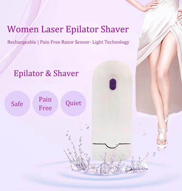 Rechargeable Epilator trimer– Painless Laser Hair Removal Device for Women