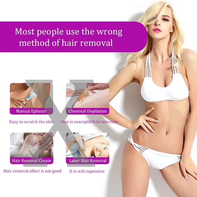 Rechargeable Epilator trimer– Painless Laser Hair Removal Device for Women