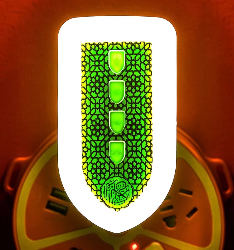 Quran Lamp Speaker – Touch Night Light with Quran Reciter & MP3 Player (Muslim Gift)