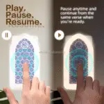Quran Lamp Speaker – Touch Night Light with Quran Reciter & MP3 Player (Muslim Gift)