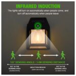 Solar Motion Sensor LED Garden Light – IP65 Waterproof Outdoor Wall Light