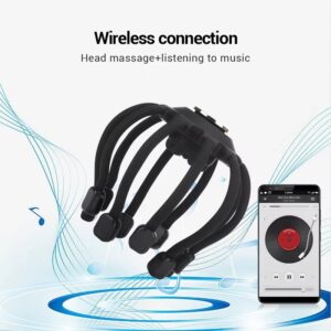 Wireless Bluetooth Head Massager – Multi-Dimensional Vibration Stress Relief Device