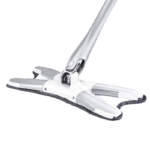 X-Type Microfiber Flat Mop – Extendable Stainless Steel Pole for Dry & Wet Cleaning