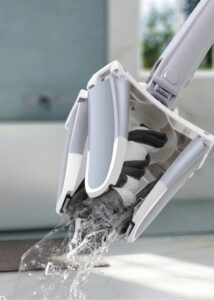 X-Type Microfiber Flat Mop – Extendable Stainless Steel Pole for Dry & Wet Cleaning